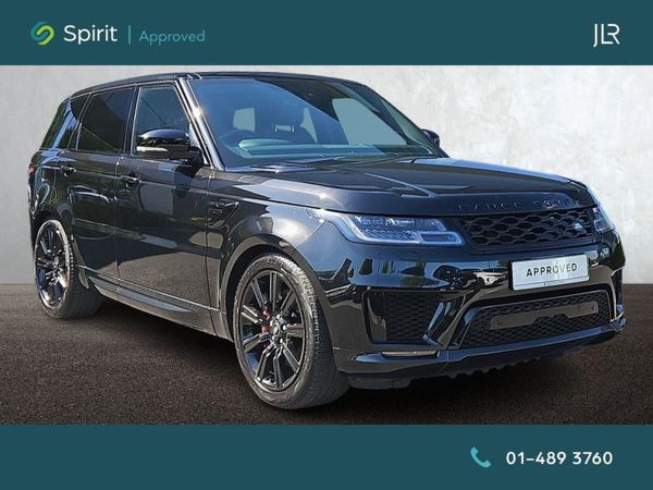 Land Rover Range Rover Sport SUV, Petrol Hybrid, 2022, Black