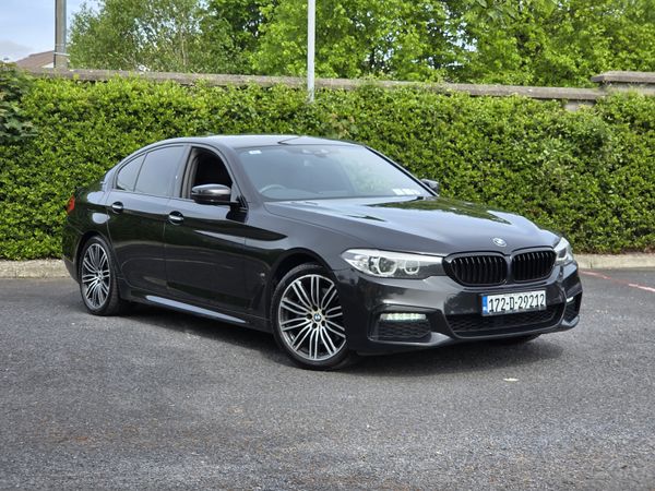 BMW 5-Series Saloon, Petrol Plug-in Hybrid, 2017, Black