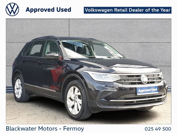 Volkswagen Tiguan Estate, Petrol, 2021, Black