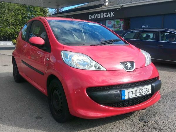 Peugeot 107 Hatchback, Petrol, 2007, Red