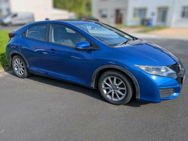 Honda Civic Hatchback, Diesel, 2015, Blue