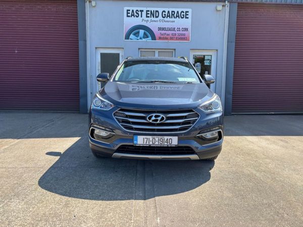 Hyundai Santa Fe SUV, Diesel, 2017, Blue