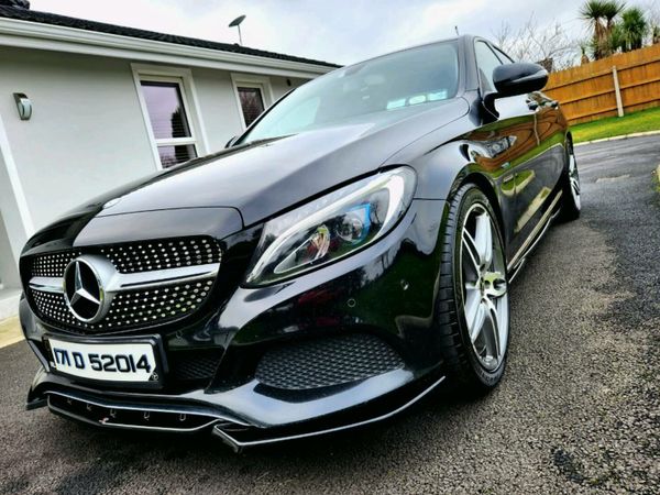 Mercedes-Benz C-Class Saloon, Petrol Plug-in Hybrid, 2017, Black
