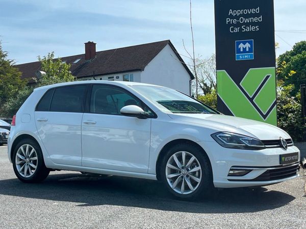 Volkswagen Golf Hatchback, Petrol, 2018, White