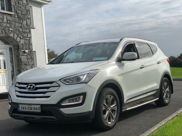 Hyundai Santa Fe SUV, Diesel, 2014, White
