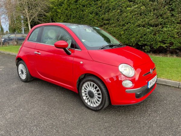 Fiat 500 Hatchback, Petrol, 2014, Red