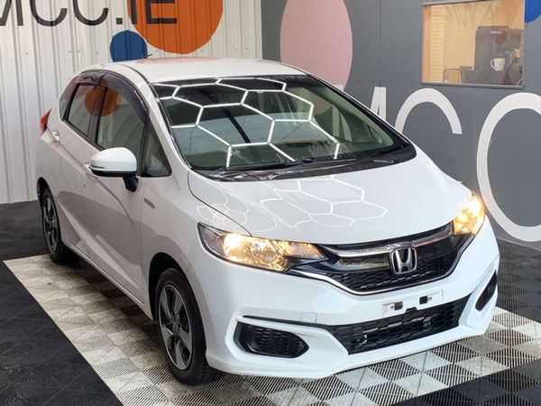Honda Fit Hatchback, Hybrid, 2019, White