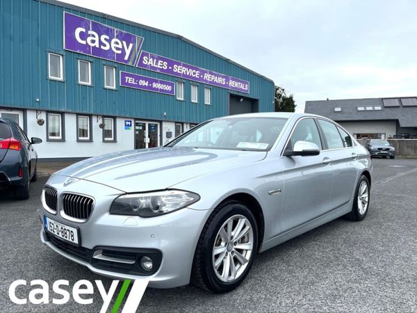 BMW 5-Series Saloon, Diesel, 2015, Silver