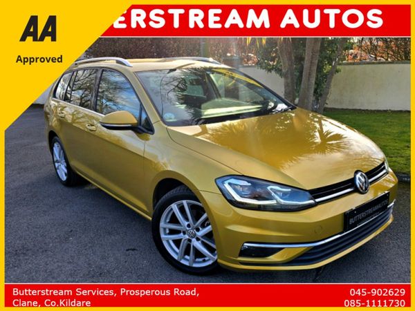 Volkswagen Golf Estate, Petrol, 2018, Gold