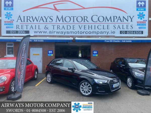 Audi A3 Hatchback, Petrol, 2018, Black
