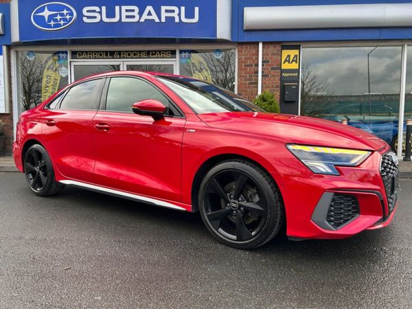 Audi A3 Saloon, Petrol, 2020, Red