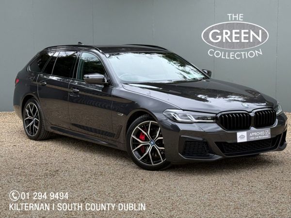 BMW 5-Series Estate, Petrol Plug-in Hybrid, 2022, Grey