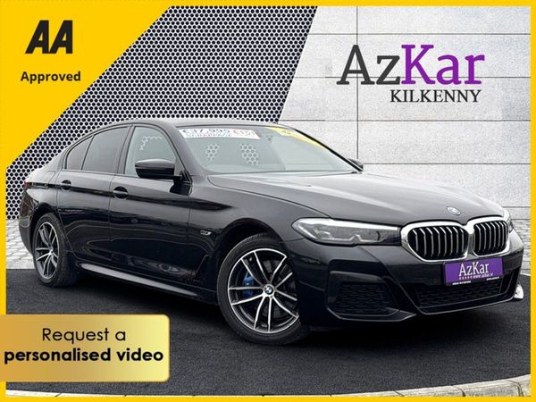 BMW 5-Series Saloon, Petrol Plug-in Hybrid, 2022, Black