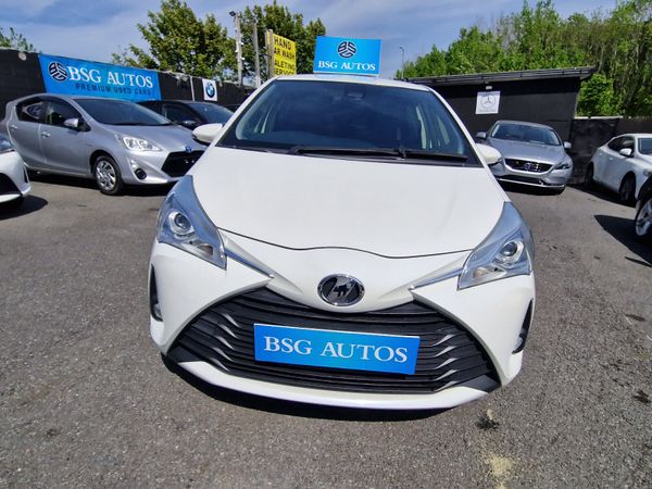 Toyota Vitz Hatchback, Petrol, 2019, White