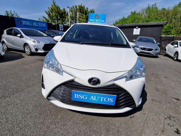 Toyota Vitz Hatchback, Petrol, 2019, White
