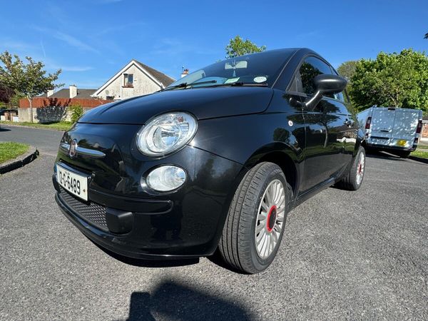 Fiat 500 Hatchback, Petrol, 2012, Black