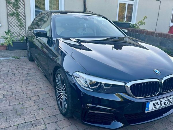BMW 5-Series Saloon, Diesel, 2018, Black