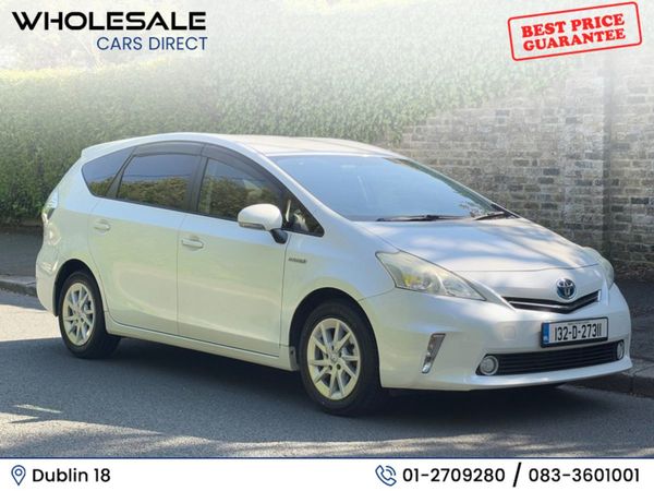 Toyota Prius MPV, Hybrid, 2013, White
