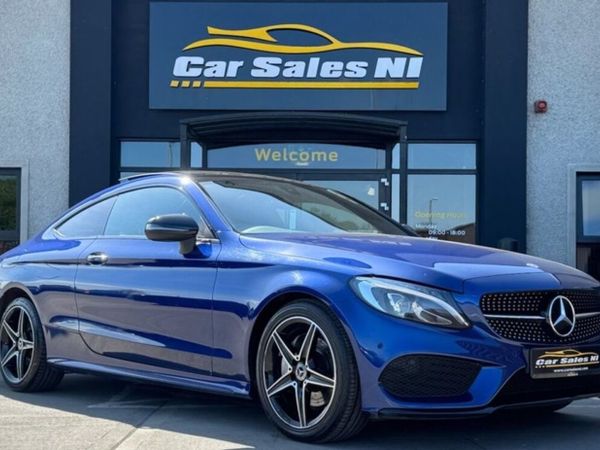 Mercedes-Benz C-Class Coupe, Diesel, 2017, Blue