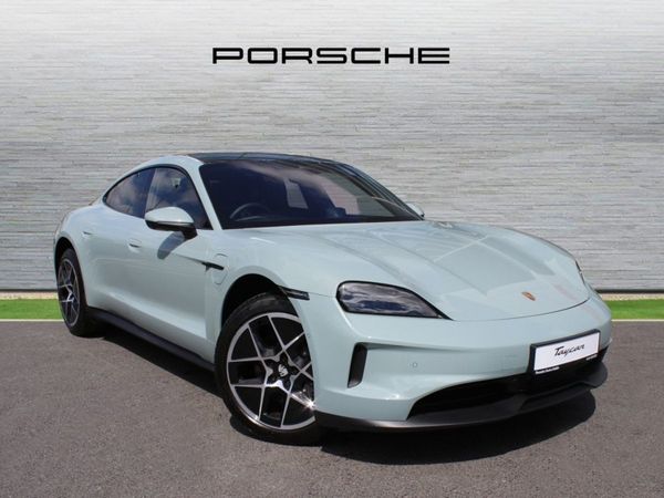 Porsche Taycan Saloon, Electric, 2025, Green
