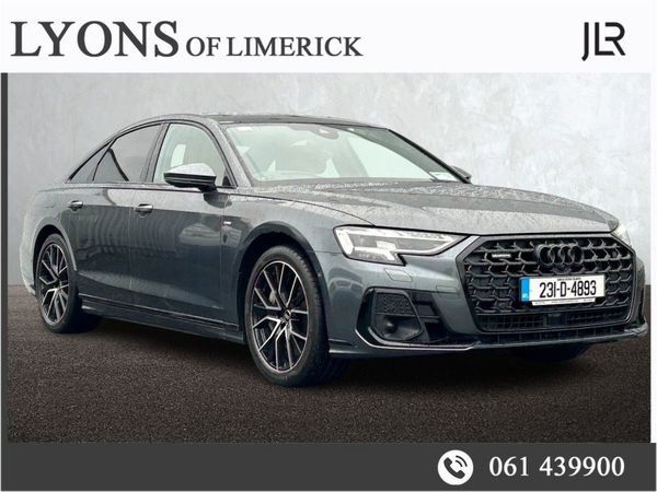 Audi A8 Saloon, Petrol Plug-in Hybrid, 2023, Grey