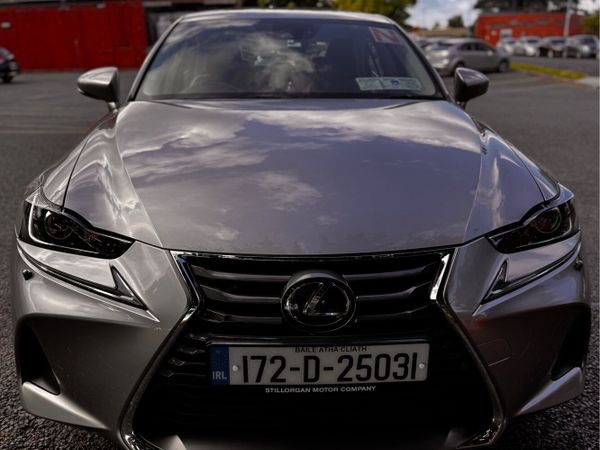 Lexus IS Saloon, Petrol Hybrid, 2017, Silver