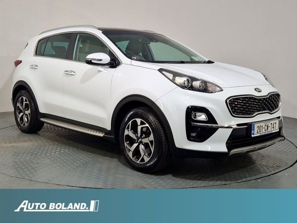 Kia Sportage SUV, Diesel Hybrid, 2020, White
