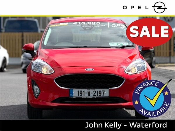 Ford Fiesta Hatchback, Petrol, 2019, Red