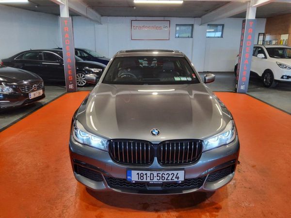 BMW 7-Series Saloon, Petrol Plug-in Hybrid, 2018, Grey