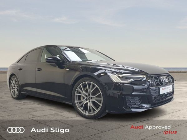 Audi A6 Saloon, Petrol Hybrid, 2024, Black