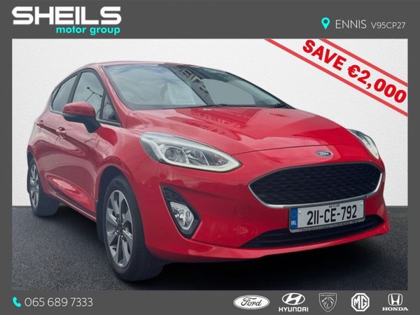 Ford Fiesta Hatchback, Petrol, 2021, Red