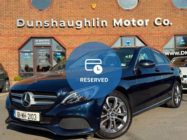 Mercedes-Benz C-Class Saloon, Diesel, 2018, Blue