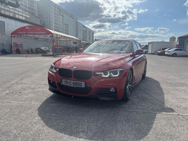 BMW 3-Series Saloon, Petrol, 2017, Red