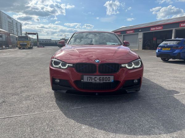 BMW 3-Series Saloon, Petrol, 2017, Red