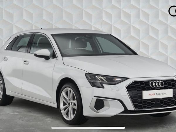 Audi A3 Hatchback, Petrol Hybrid, 2021, White