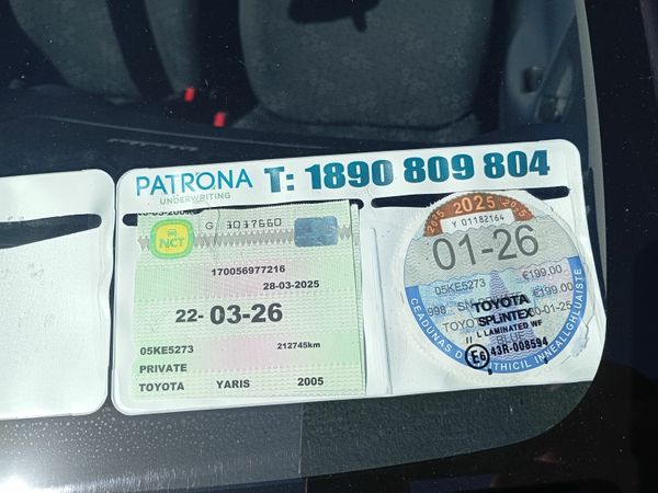 Toyota Yaris Hatchback, Petrol, 2005, Blue