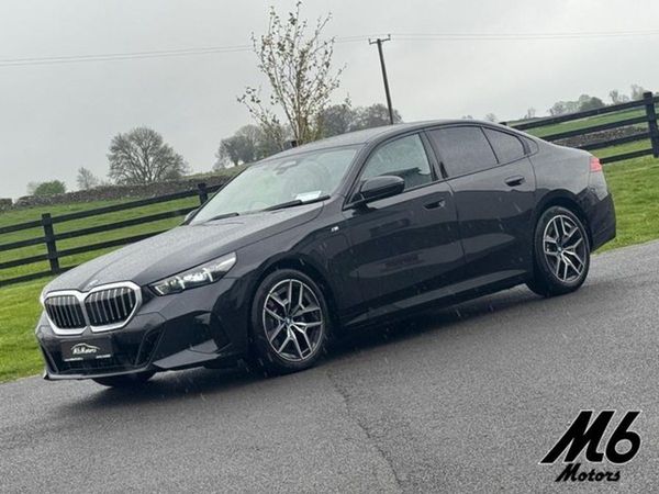 BMW 5-Series Saloon, Hybrid, 2024, Black