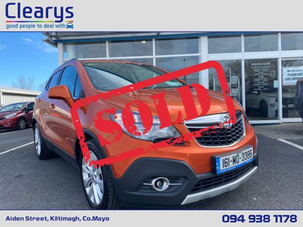 Vauxhall Mokka Hatchback, Diesel, 2016, Orange