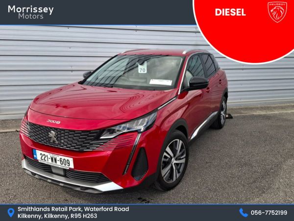Peugeot 3008 MPV, Diesel, 2022, Red