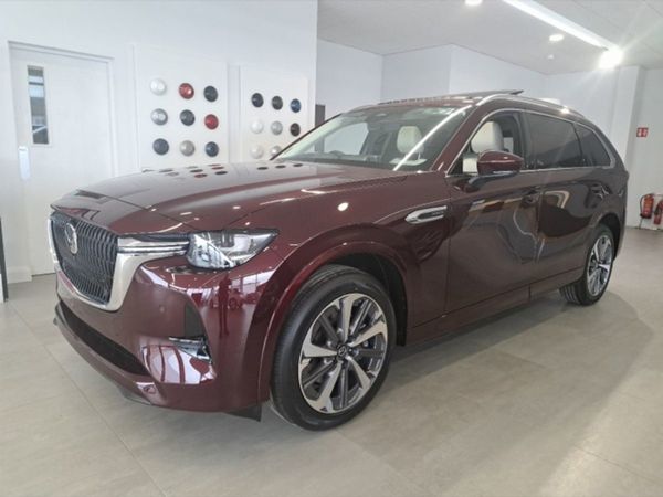 Mazda CX-80 SUV, Petrol Hybrid, 2025, Red