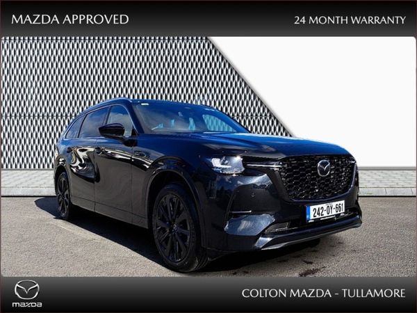 Mazda CX-80 SUV, Petrol Hybrid, 2024, Black