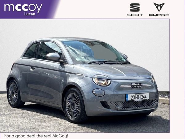 Fiat 500 Hatchback, Electric, 2023, Grey
