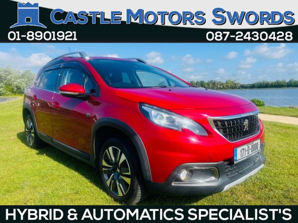 Peugeot 2008 Hatchback, Petrol, 2017, Red