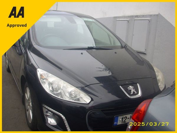 Peugeot 308 Hatchback, Diesel, 2012, Black