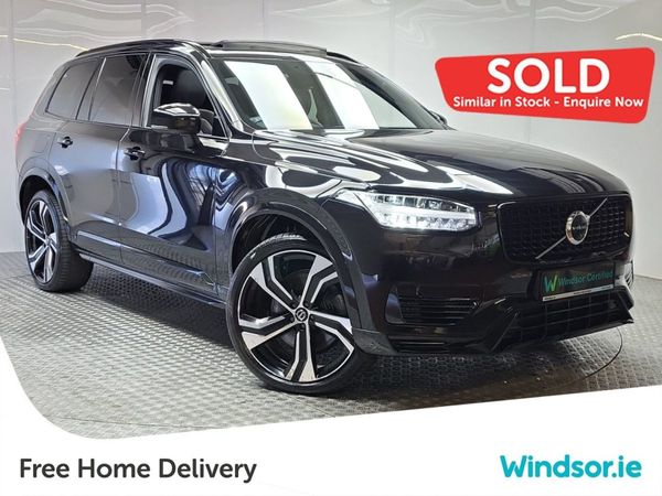 Volvo XC90 SUV, Petrol Plug-in Hybrid, 2022, Black