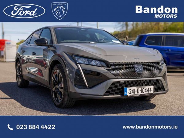 Peugeot 408 Hatchback, Petrol Plug-in Hybrid, 2024, Grey