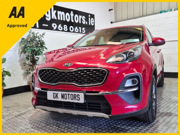 Kia Sportage SUV, Diesel Hybrid, 2021, Red