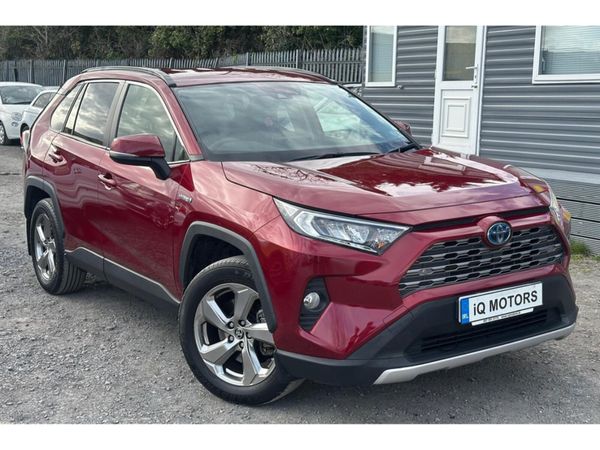 Toyota RAV4 Estate, Petrol Hybrid, 2020, Red