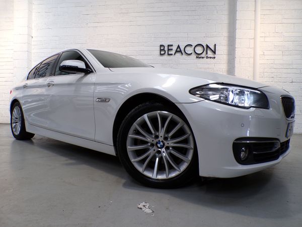 BMW 5-Series Saloon, Diesel, 2016, White