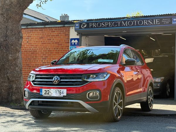 Volkswagen T-Cross Estate/Jeep, Petrol, 2021, Red